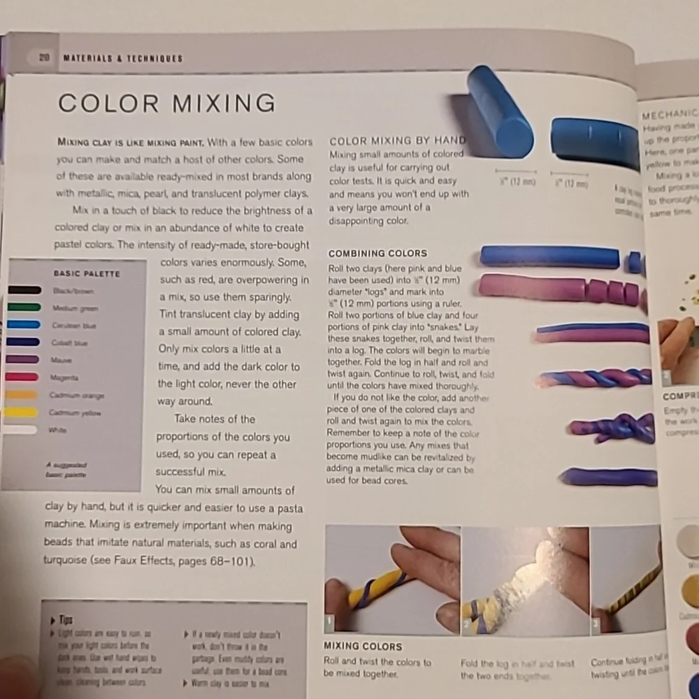 Making Polymer Clay Beads Step Book By Step Book By Carol Blackburn Jewelry - Picture 7 of 16